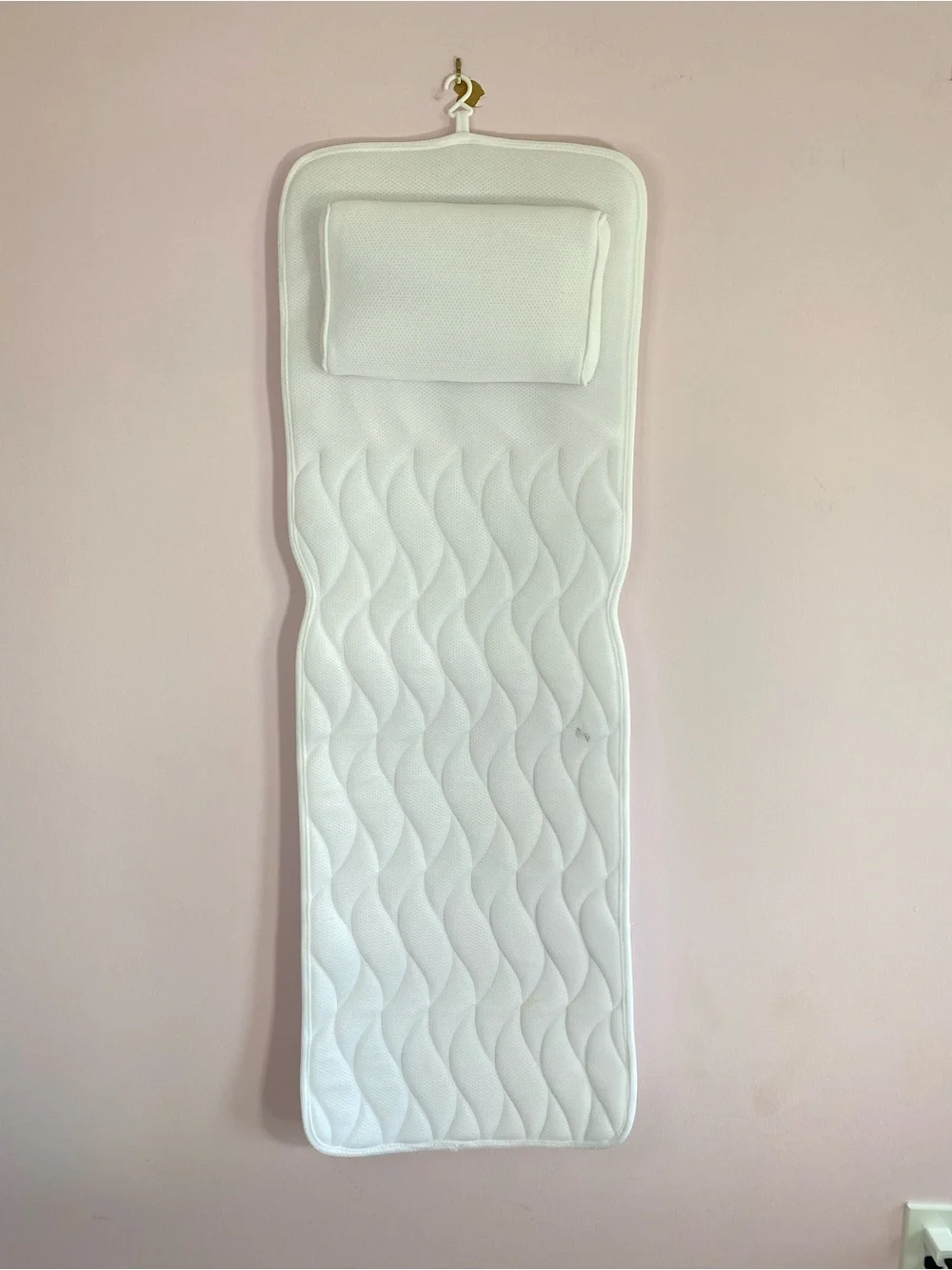 Full Body Bath Pillow with Lumbar Pillow Bathtub Cushion